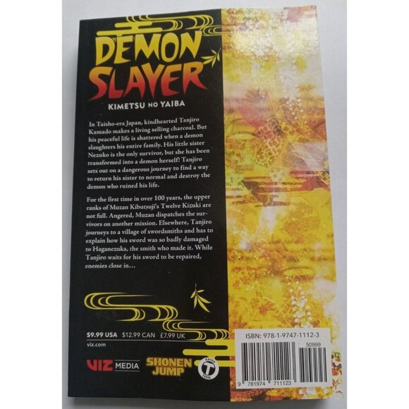 ​Demon Slayer Vol. 12: Upper Ranks Gather Manga 2019 VG+ - Picture 2 of 2